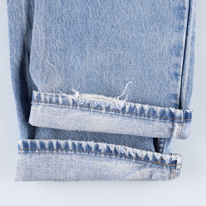 ~1990'S Levi's 517 Orange Tab Bootcut Denim Pants, Made in USA, Men's W32 (approx.), Vintage unclear blue type Vintage Second Hand