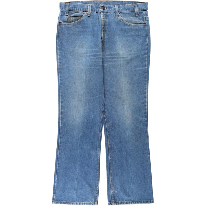 ~1990'S Levi's 517-0917 Orange Tab Bootcut Denim Pants, Men's W37 (approx.), Vintage unclear blue type Vintage Second Hand