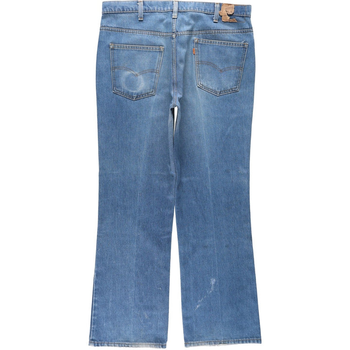 ~1990'S Levi's 517-0917 Orange Tab Bootcut Denim Pants, Men's W37 (approx.), Vintage unclear blue type Vintage Second Hand