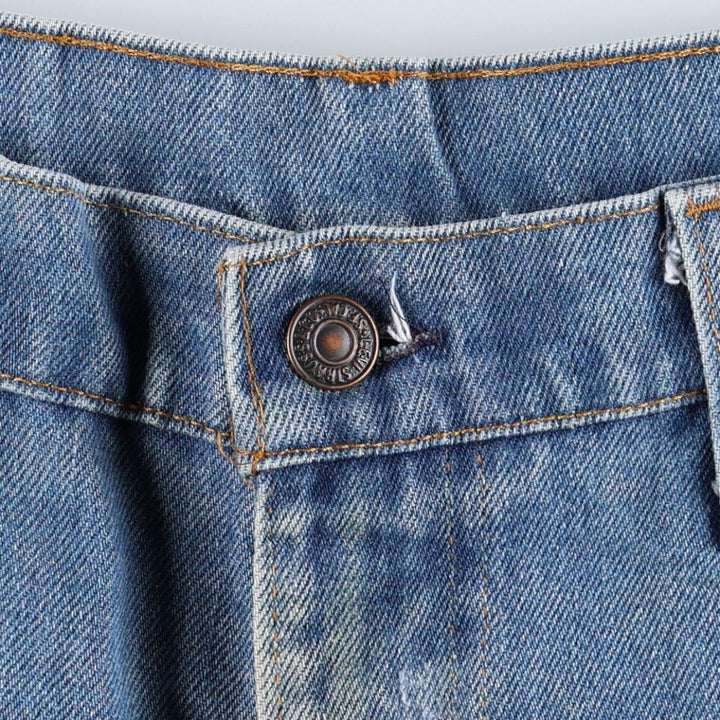 ~1990'S Levi's 517-0917 Orange Tab Bootcut Denim Pants, Men's W37 (approx.), Vintage unclear blue type Vintage Second Hand
