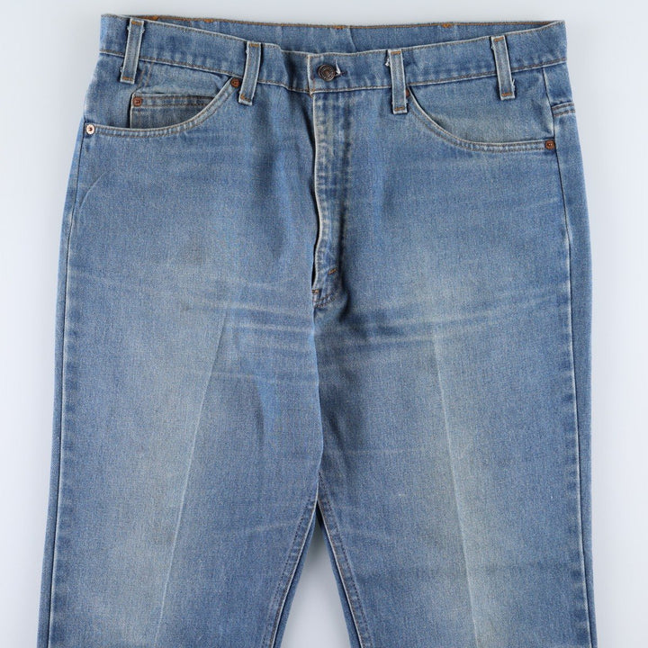 ~1990'S Levi's 517-0917 Orange Tab Bootcut Denim Pants, Men's W37 (approx.), Vintage unclear blue type Vintage Second Hand