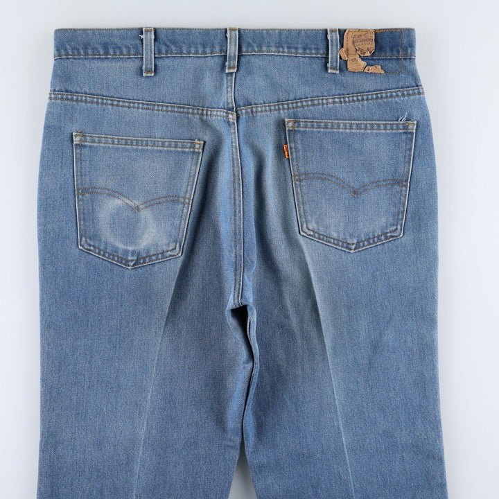 ~1990'S Levi's 517-0917 Orange Tab Bootcut Denim Pants, Men's W37 (approx.), Vintage unclear blue type Vintage Second Hand