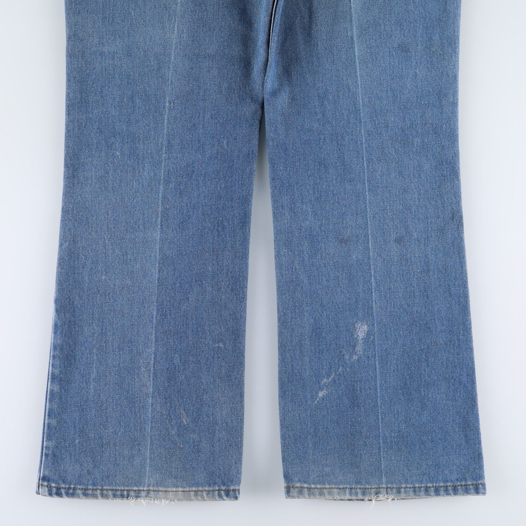 ~1990'S Levi's 517-0917 Orange Tab Bootcut Denim Pants, Men's W37 (approx.), Vintage unclear blue type Vintage Second Hand