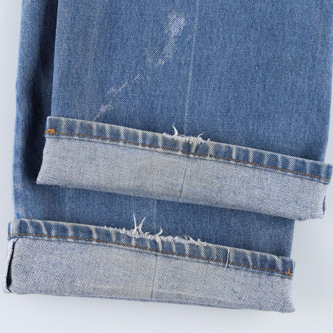 ~1990'S Levi's 517-0917 Orange Tab Bootcut Denim Pants, Men's W37 (approx.), Vintage unclear blue type Vintage Second Hand
