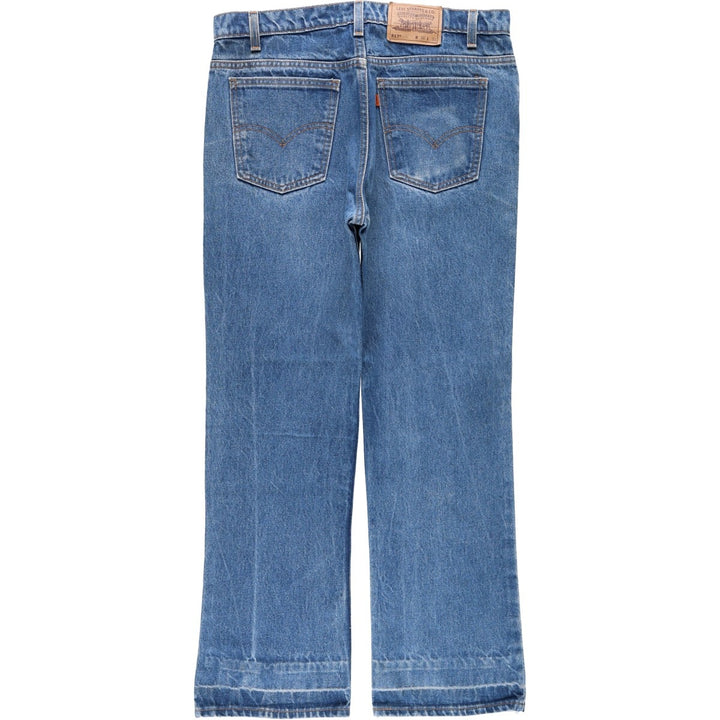 90'S Levi's 20517-0217 Orange Tab Bootcut Denim Pants Made in USA Men's W35 Vintage cotton blue type Vintage Second Hand