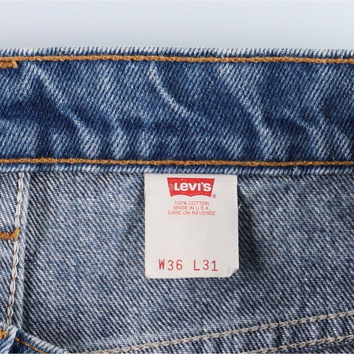 90'S Levi's 20517-0217 Orange Tab Bootcut Denim Pants Made in USA Men's W35 Vintage cotton blue type Vintage Second Hand