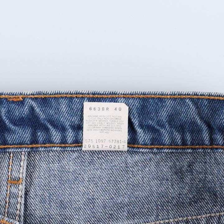 90'S Levi's 20517-0217 Orange Tab Bootcut Denim Pants Made in USA Men's W35 Vintage cotton blue type Vintage Second Hand