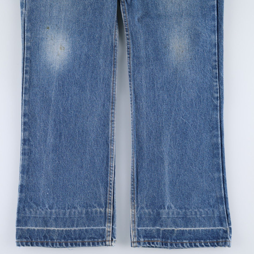 90'S Levi's 20517-0217 Orange Tab Bootcut Denim Pants Made in USA Men's W35 Vintage cotton blue type Vintage Second Hand