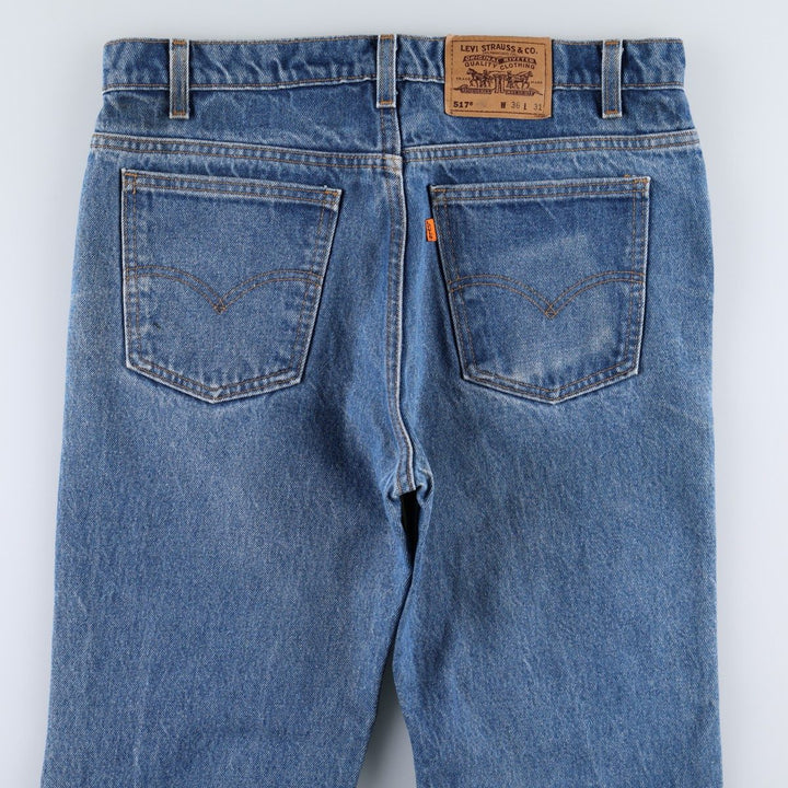 90'S Levi's 20517-0217 Orange Tab Bootcut Denim Pants Made in USA Men's W35 Vintage cotton blue type Vintage Second Hand