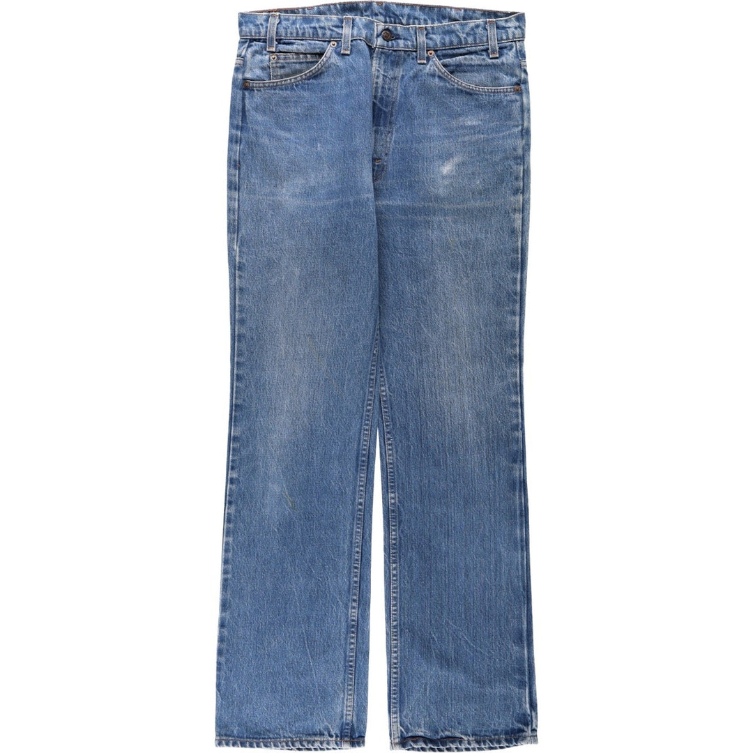 ~90'S Levi's 20517-0217 Orange Tab Bootcut Denim Pants Made in USA Men's W35 Vintage cotton blue type Vintage Second Hand