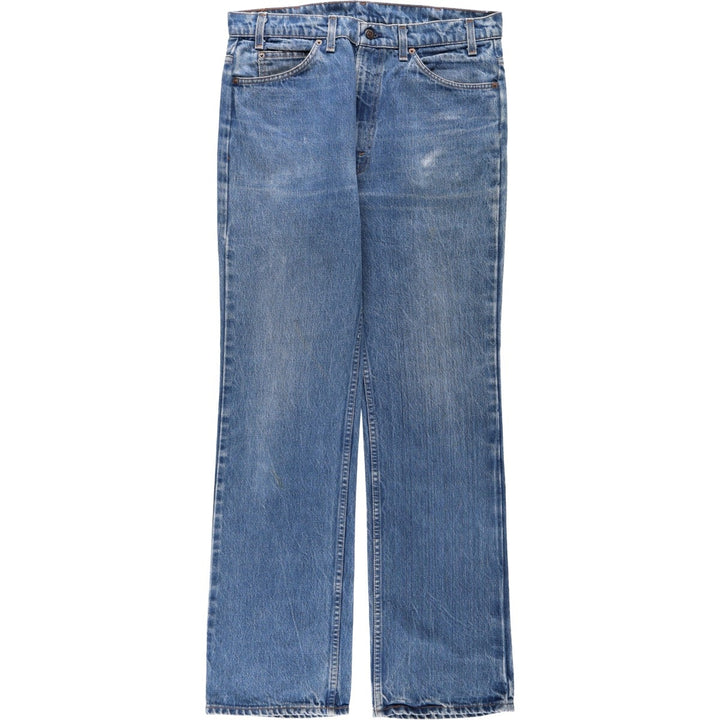 ~90'S Levi's 20517-0217 Orange Tab Bootcut Denim Pants Made in USA Men's W35 Vintage cotton blue type Vintage Second Hand