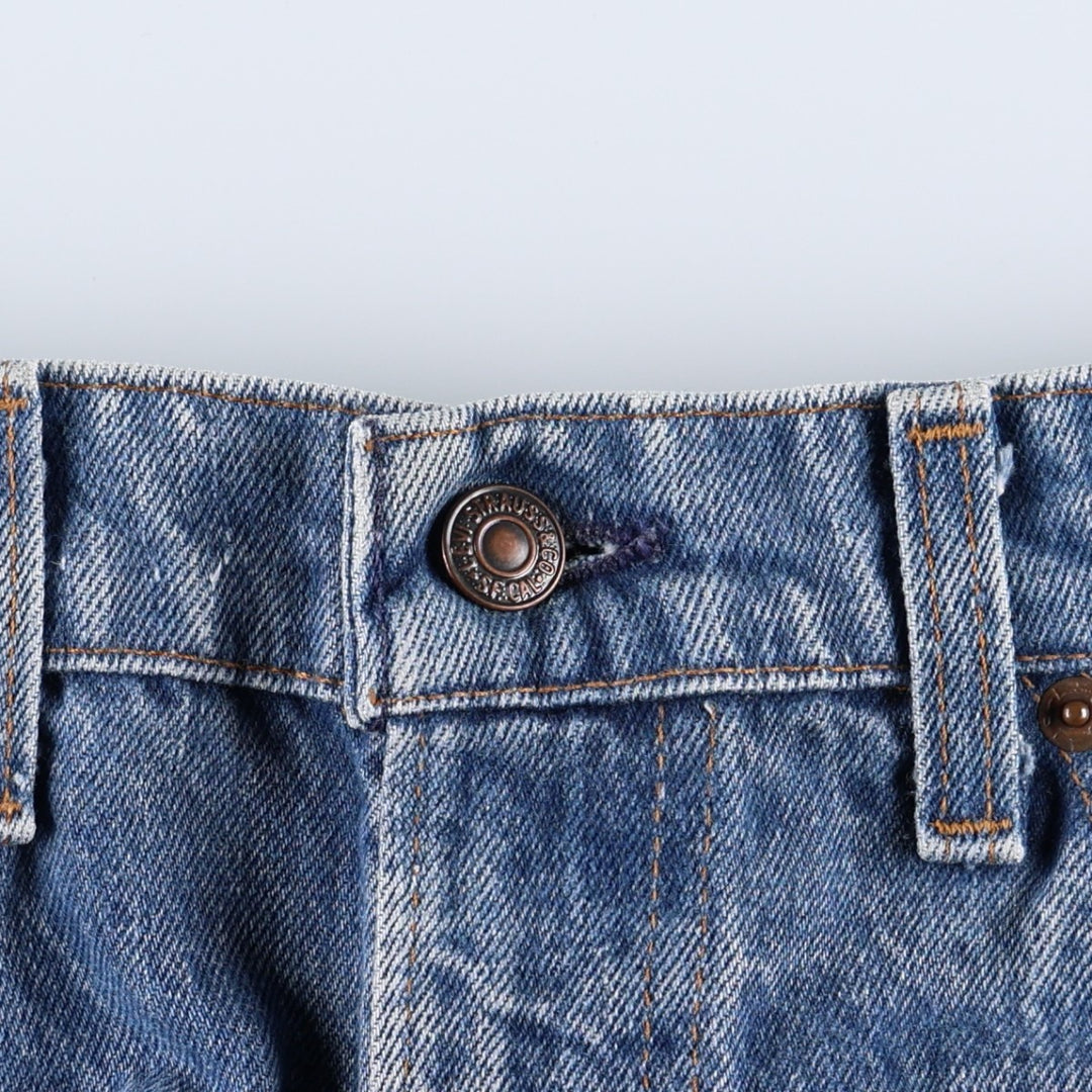 ~90'S Levi's 20517-0217 Orange Tab Bootcut Denim Pants Made in USA Men's W35 Vintage cotton blue type Vintage Second Hand