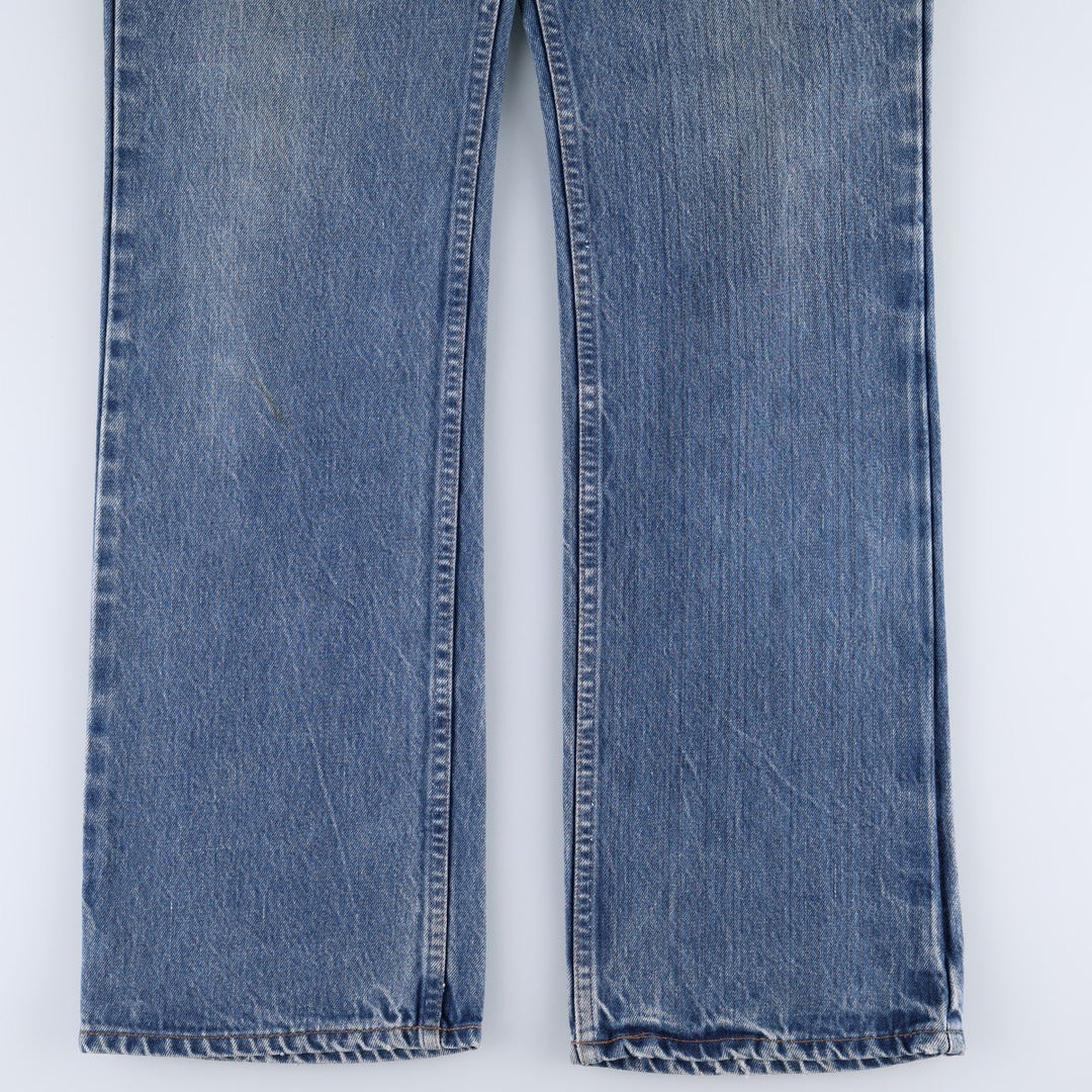 ~90'S Levi's 20517-0217 Orange Tab Bootcut Denim Pants Made in USA Men's W35 Vintage cotton blue type Vintage Second Hand