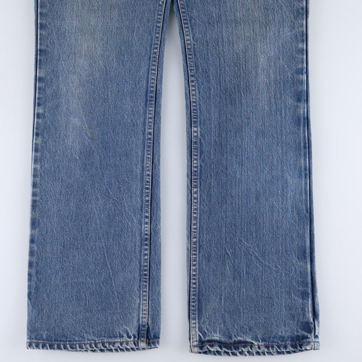 ~90'S Levi's 20517-0217 Orange Tab Bootcut Denim Pants Made in USA Men's W35 Vintage cotton blue type Vintage Second Hand