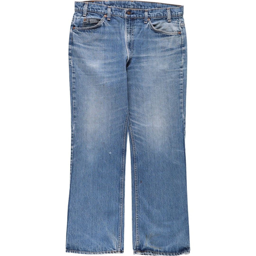 ~90'S Levi's 20517-0217 Bootcut Denim Pants, Made in USA, Men's W37 equivalent, Vintage cotton blue type Vintage Second Hand