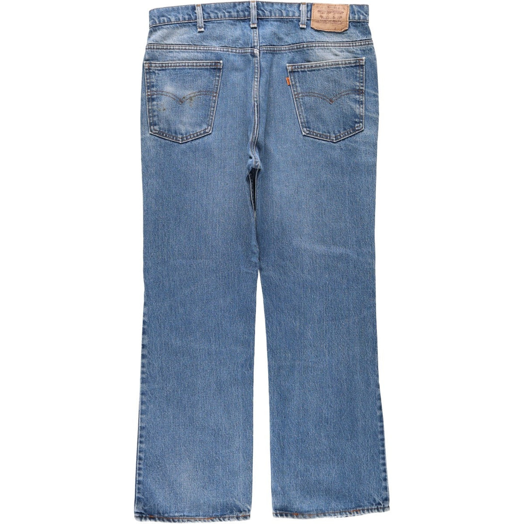 ~90'S Levi's 20517-0217 Bootcut Denim Pants, Made in USA, Men's W37 equivalent, Vintage cotton blue type Vintage Second Hand