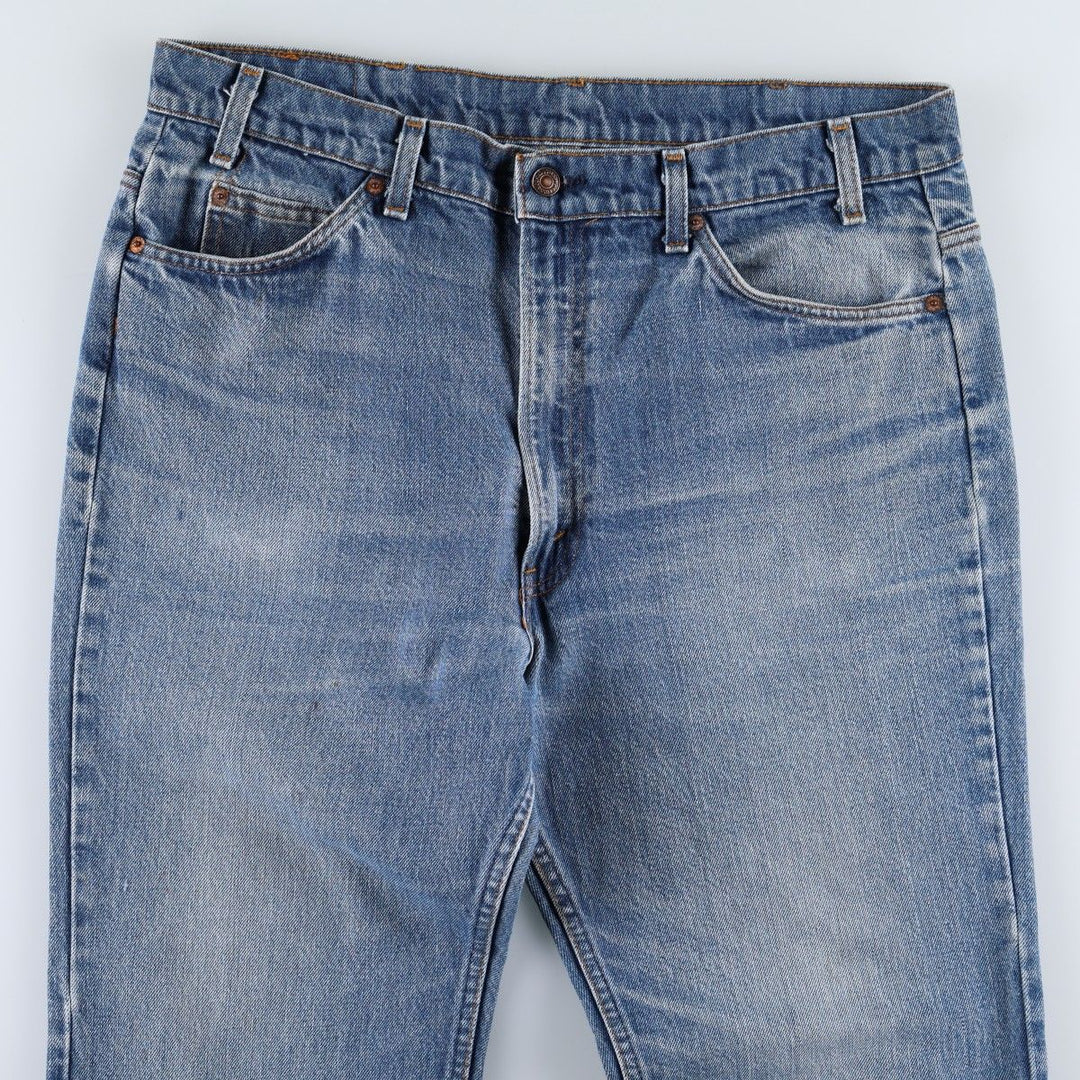 ~90'S Levi's 20517-0217 Bootcut Denim Pants, Made in USA, Men's W37 equivalent, Vintage cotton blue type Vintage Second Hand
