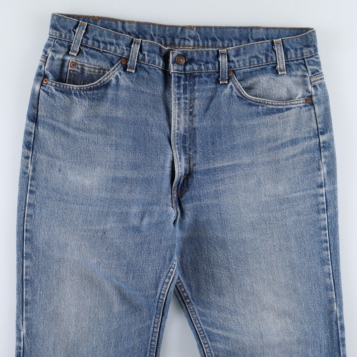 ~90'S Levi's 20517-0217 Bootcut Denim Pants, Made in USA, Men's W37 equivalent, Vintage cotton blue type Vintage Second Hand