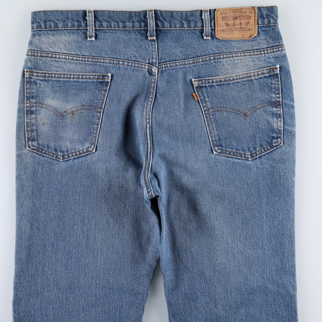 ~90'S Levi's 20517-0217 Bootcut Denim Pants, Made in USA, Men's W37 equivalent, Vintage cotton blue type Vintage Second Hand