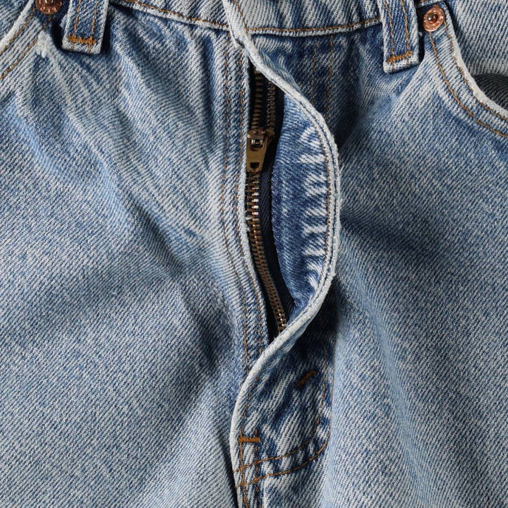 Levi's 517 Orange Tab Bootcut Denim Pants, Made in USA, Men's Size W31 (approx.), Vintage cotton blue type Vintage Second Hand