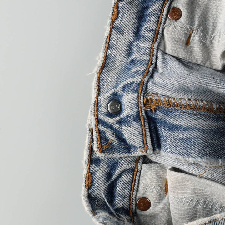 Levi's 517 Orange Tab Bootcut Denim Pants, Made in USA, Men's Size W31 (approx.), Vintage cotton blue type Vintage Second Hand