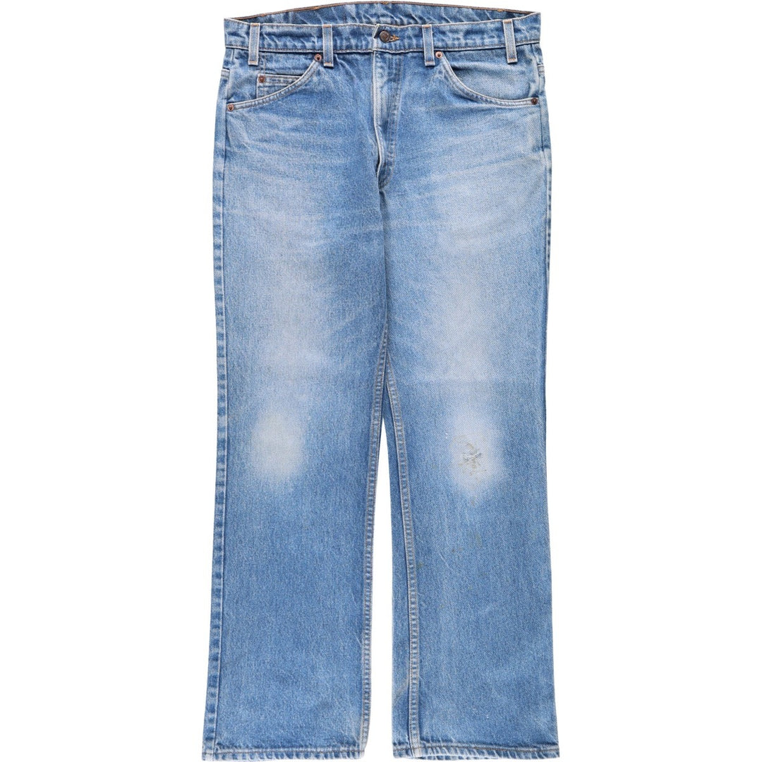 90'S Levi's 20517-0217 Orange Tab Bootcut Denim Pants, Made in USA, Men's Size 36, Vintage cotton blue type Vintage Second Hand