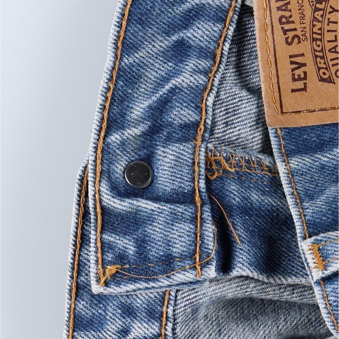 90'S Levi's 20517-0217 Orange Tab Bootcut Denim Pants, Made in USA, Men's Size 36, Vintage cotton blue type Vintage Second Hand