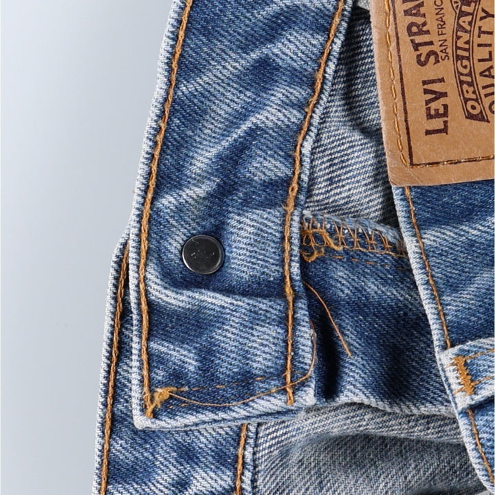 90'S Levi's 20517-0217 Orange Tab Bootcut Denim Pants, Made in USA, Men's Size 36, Vintage cotton blue type Vintage Second Hand
