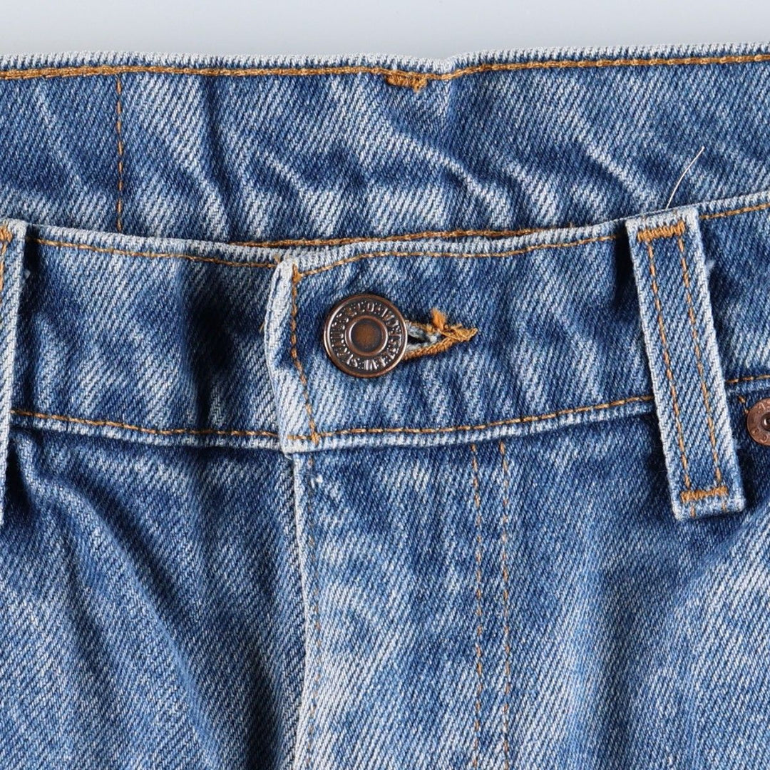 90'S Levi's 20517-0217 Orange Tab Bootcut Denim Pants, Made in USA, Men's Size 36, Vintage cotton blue type Vintage Second Hand