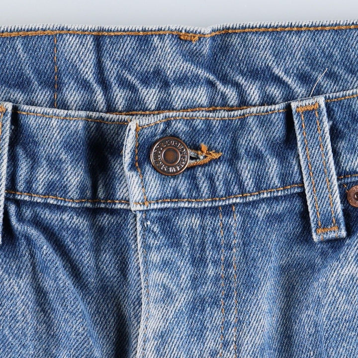 90'S Levi's 20517-0217 Orange Tab Bootcut Denim Pants, Made in USA, Men's Size 36, Vintage cotton blue type Vintage Second Hand