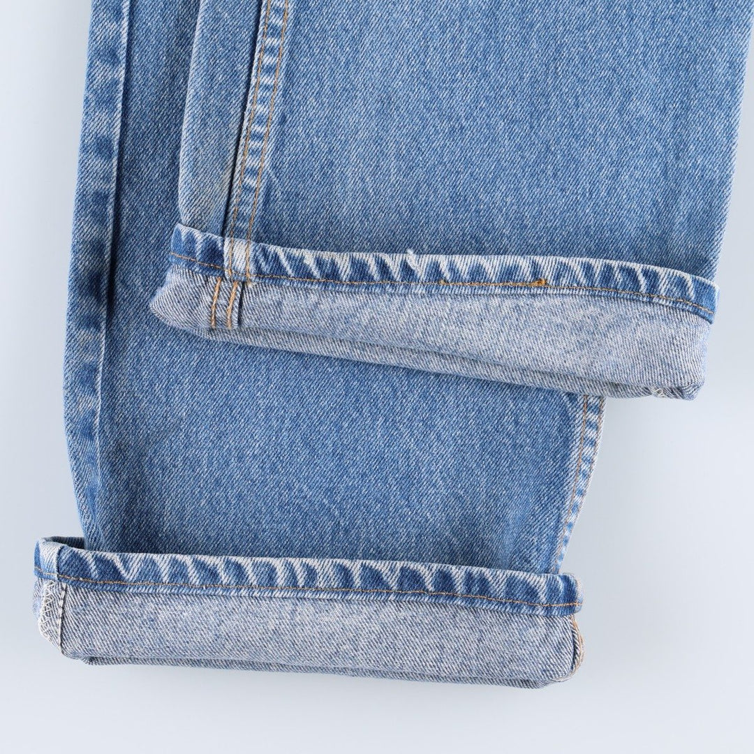 90'S Levi's 20517-0217 Orange Tab Bootcut Denim Pants, Made in USA, Men's Size 36, Vintage cotton blue type Vintage Second Hand