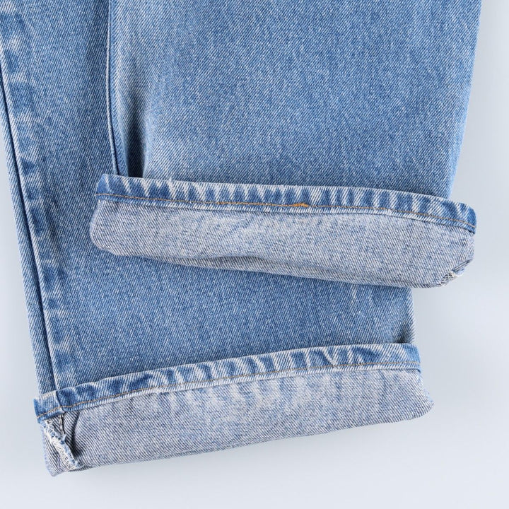 90'S Levi's 20517-0217 Orange Tab Bootcut Denim Pants, Made in USA, Men's Size 36, Vintage cotton blue type Vintage Second Hand
