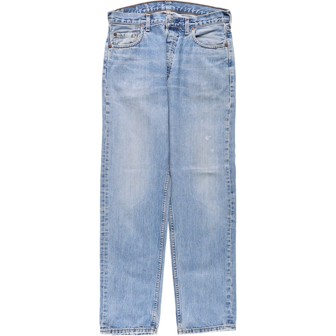 1990'S Levi's 517 0814 Bootcut Denim Pants, Made in France, Men's Size W32 (approx.), Vintage cotton blue type Vintage Second Hand