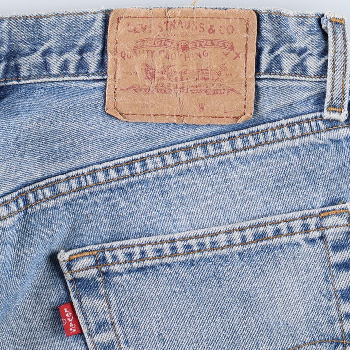 1990'S Levi's 517 0814 Bootcut Denim Pants, Made in France, Men's Size W32 (approx.), Vintage cotton blue type Vintage Second Hand