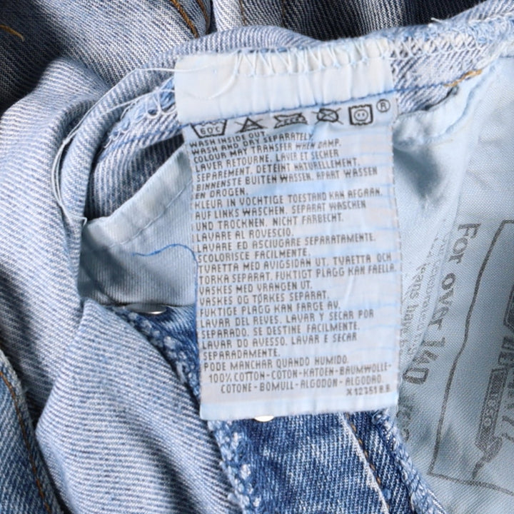1990'S Levi's 517 0814 Bootcut Denim Pants, Made in France, Men's Size W32 (approx.), Vintage cotton blue type Vintage Second Hand