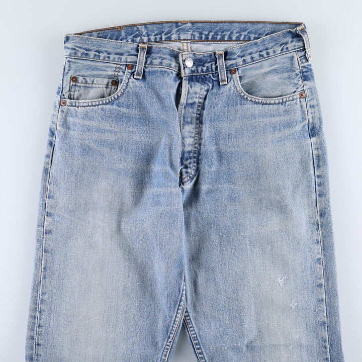 1990'S Levi's 517 0814 Bootcut Denim Pants, Made in France, Men's Size W32 (approx.), Vintage cotton blue type Vintage Second Hand