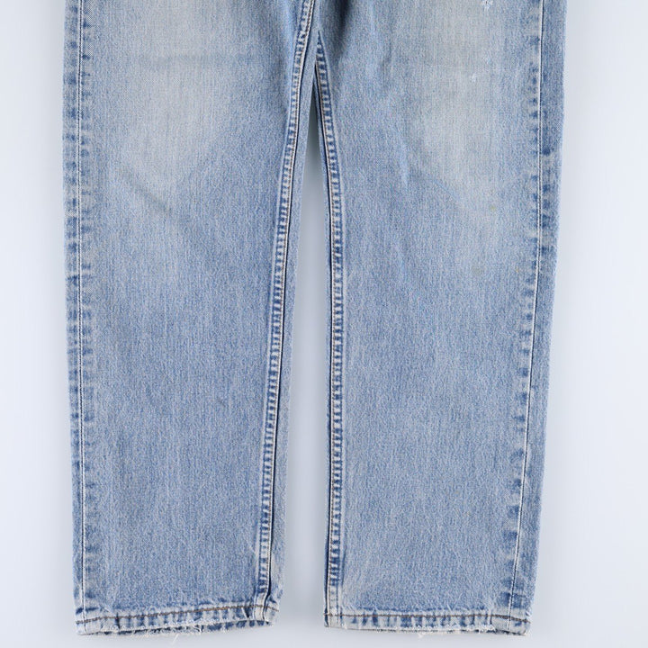 1990'S Levi's 517 0814 Bootcut Denim Pants, Made in France, Men's Size W32 (approx.), Vintage cotton blue type Vintage Second Hand