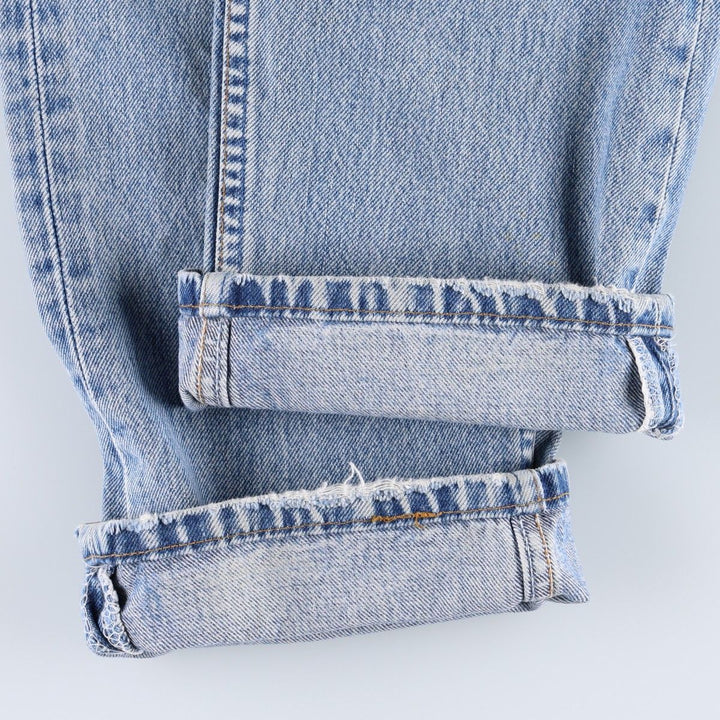 1990'S Levi's 517 0814 Bootcut Denim Pants, Made in France, Men's Size W32 (approx.), Vintage cotton blue type Vintage Second Hand