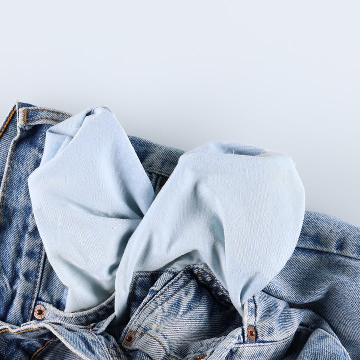 1990'S Levi's 517 0814 Bootcut Denim Pants, Made in France, Men's Size W32 (approx.), Vintage cotton blue type Vintage Second Hand