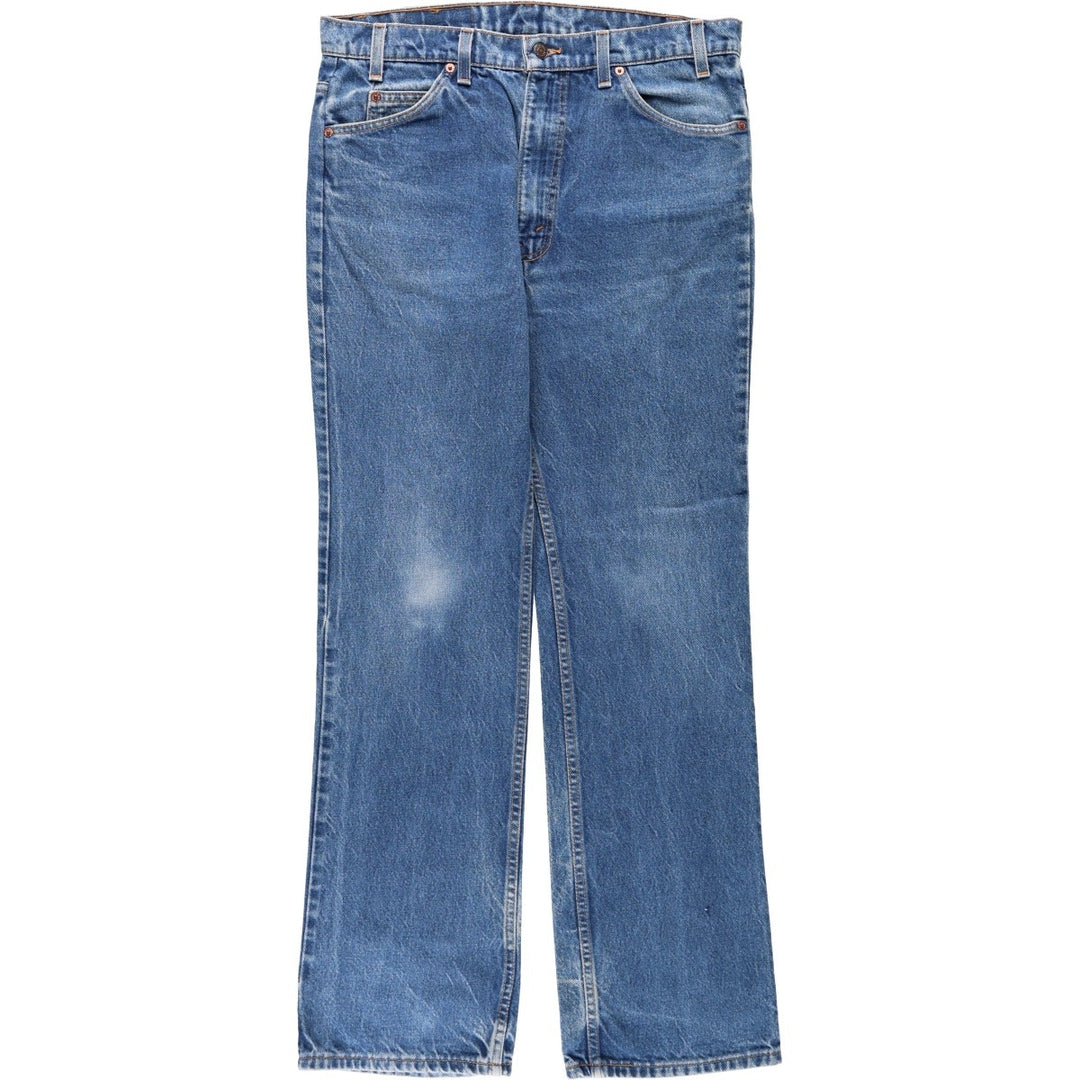 90'S Levi's 20517-0217 Orange Tab Bootcut Denim Pants Made in USA Men's W35 Vintage cotton blue type Vintage Second Hand