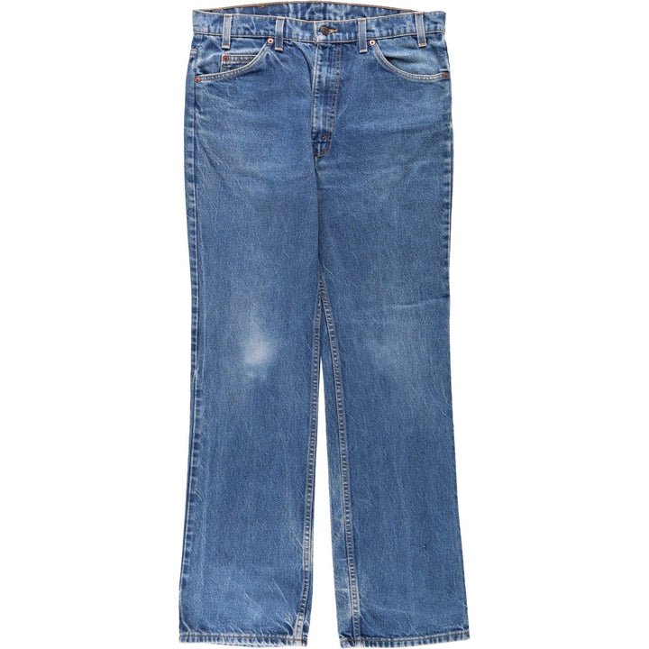 90'S Levi's 20517-0217 Orange Tab Bootcut Denim Pants Made in USA Men's W35 Vintage cotton blue type Vintage Second Hand