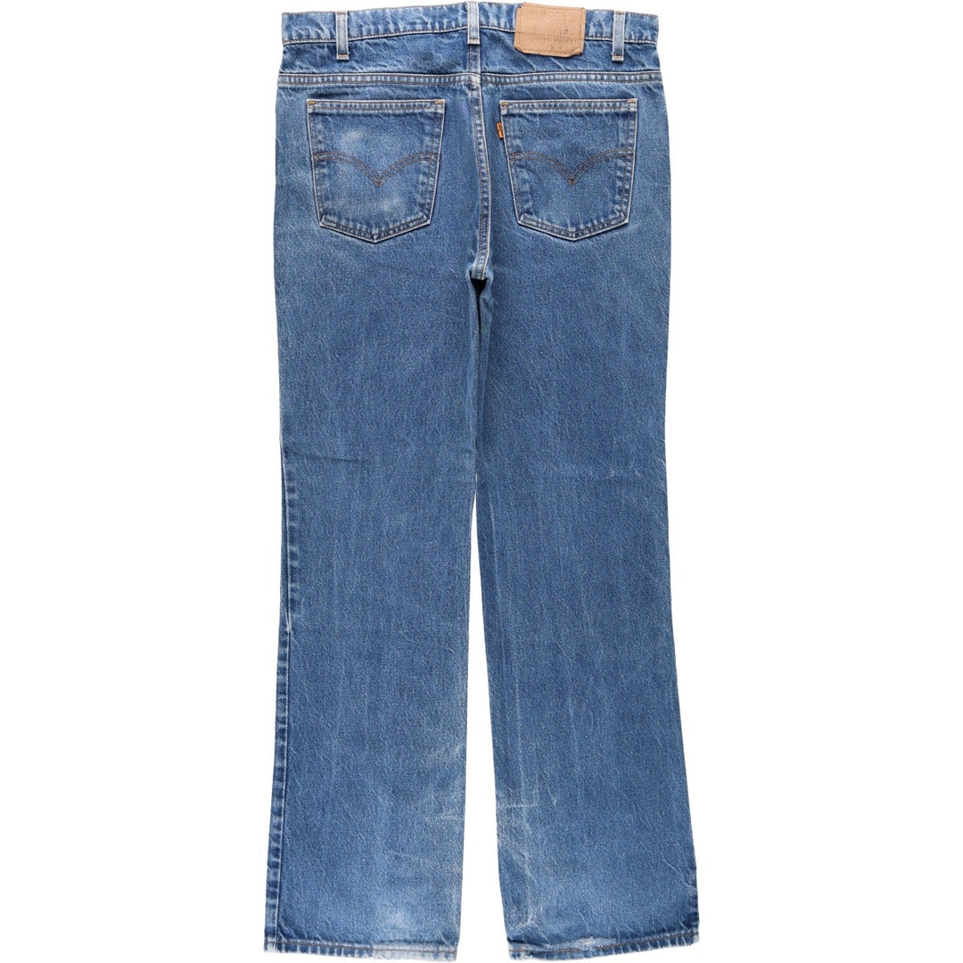 90'S Levi's 20517-0217 Orange Tab Bootcut Denim Pants Made in USA Men's W35 Vintage cotton blue type Vintage Second Hand