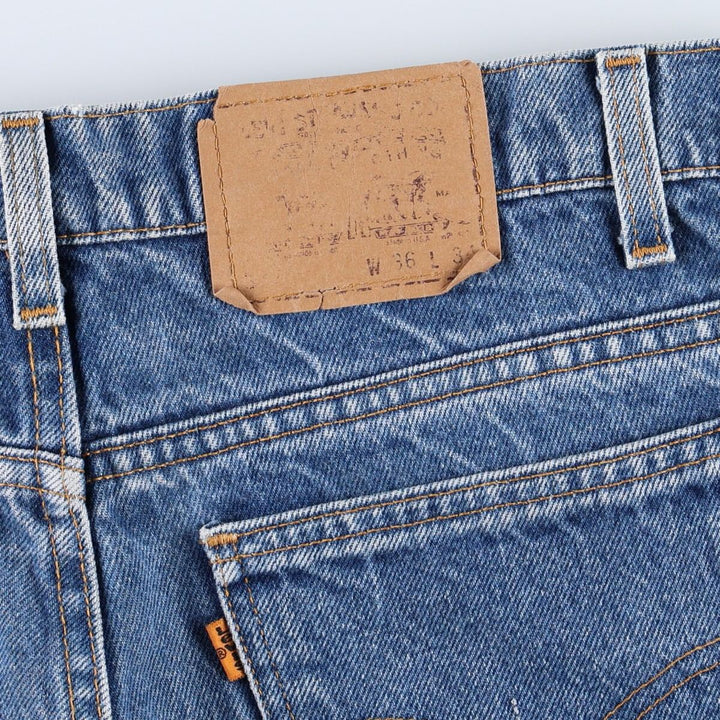 90'S Levi's 20517-0217 Orange Tab Bootcut Denim Pants Made in USA Men's W35 Vintage cotton blue type Vintage Second Hand