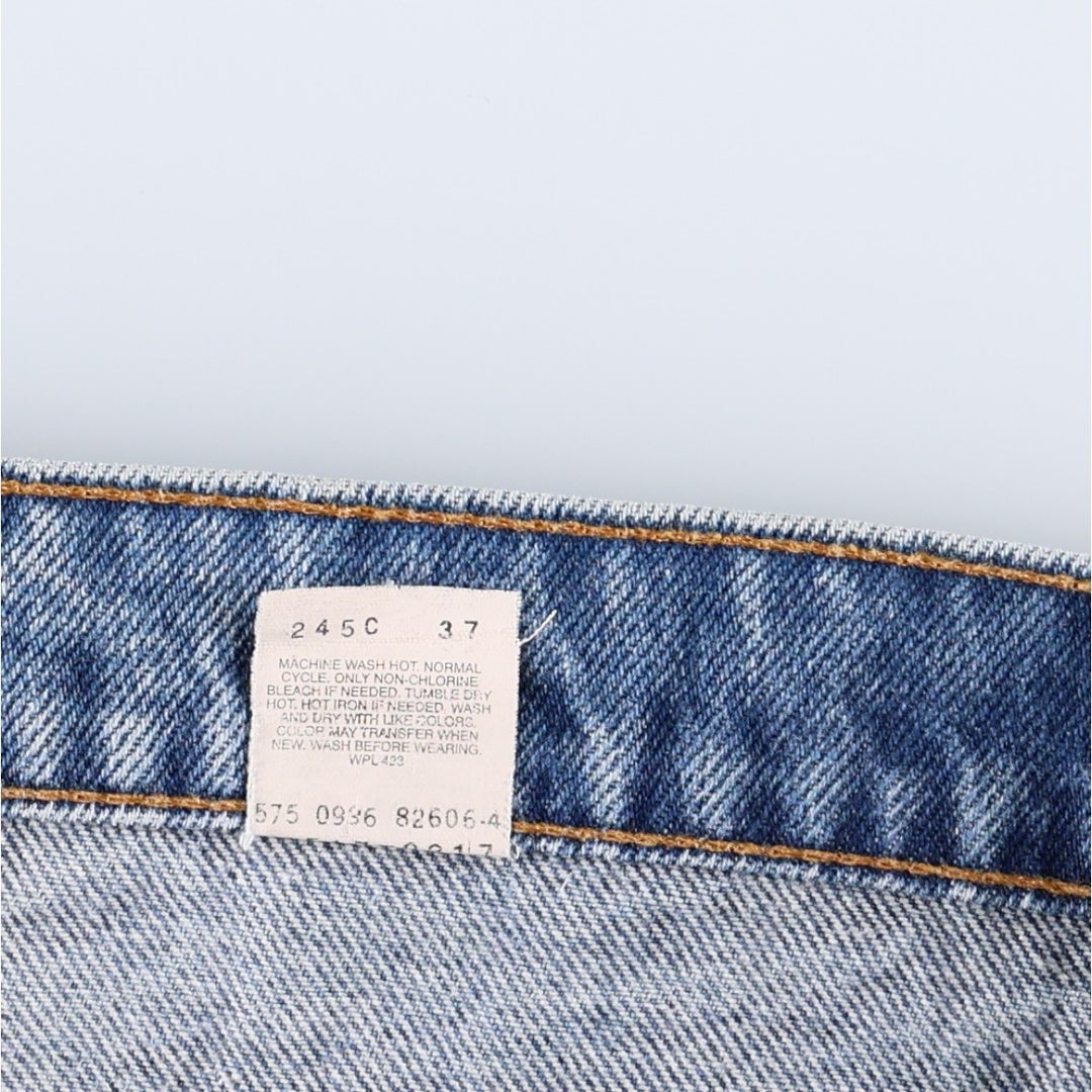90'S Levi's 20517-0217 Orange Tab Bootcut Denim Pants Made in USA Men's W35 Vintage cotton blue type Vintage Second Hand