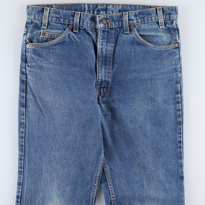 90'S Levi's 20517-0217 Orange Tab Bootcut Denim Pants Made in USA Men's W35 Vintage cotton blue type Vintage Second Hand