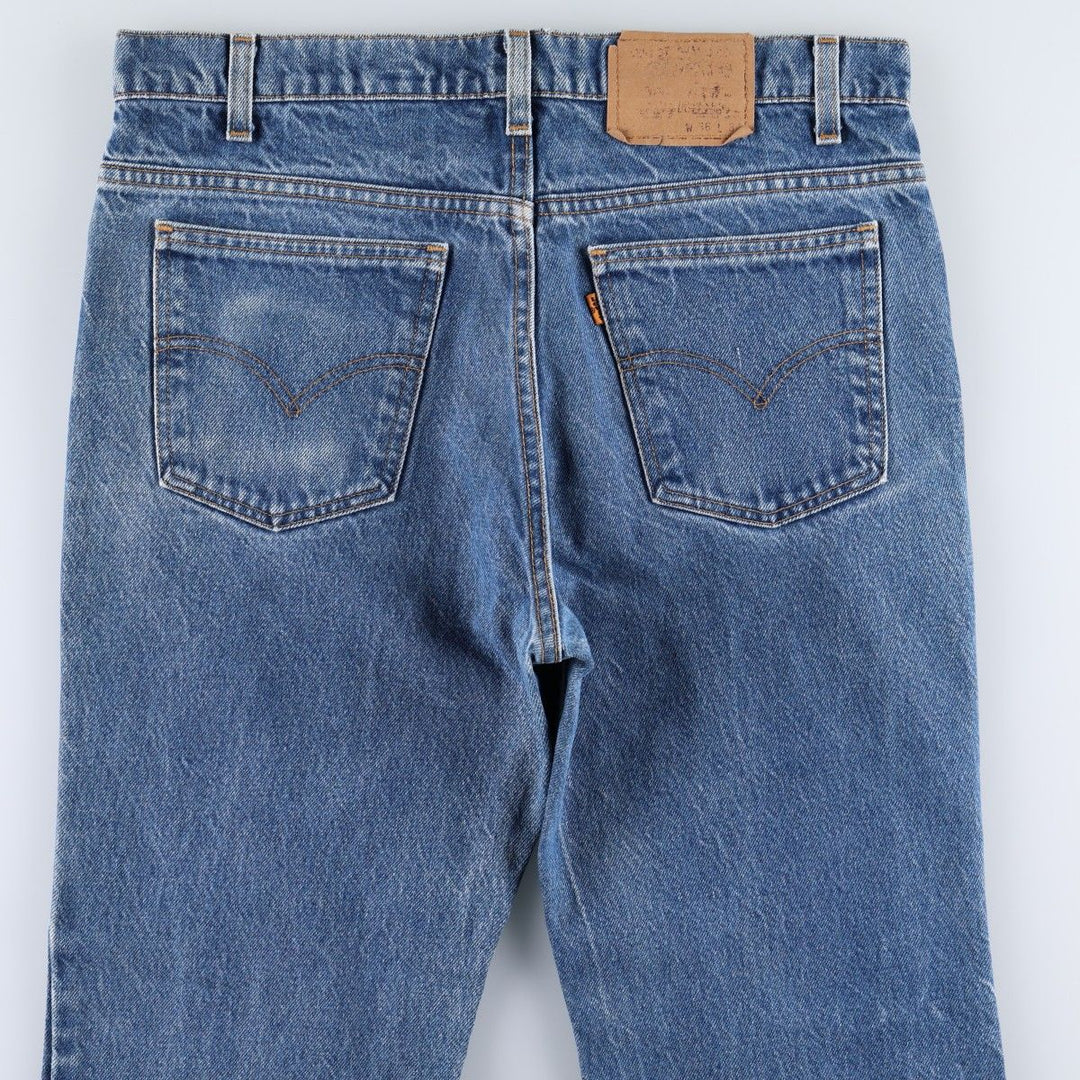 90'S Levi's 20517-0217 Orange Tab Bootcut Denim Pants Made in USA Men's W35 Vintage cotton blue type Vintage Second Hand