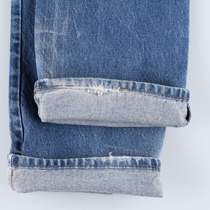 90'S Levi's 20517-0217 Orange Tab Bootcut Denim Pants Made in USA Men's W35 Vintage cotton blue type Vintage Second Hand