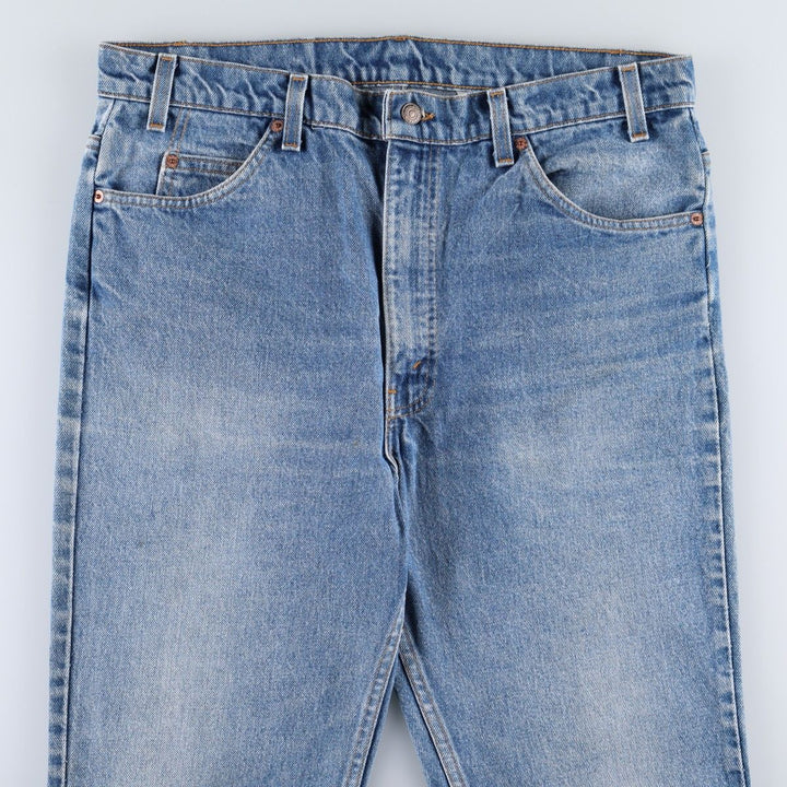 90'S Levi's Orange Tab Bootcut Denim Pants, Men's Size W37 (approx.), Vintage unclear blue type Vintage Second Hand