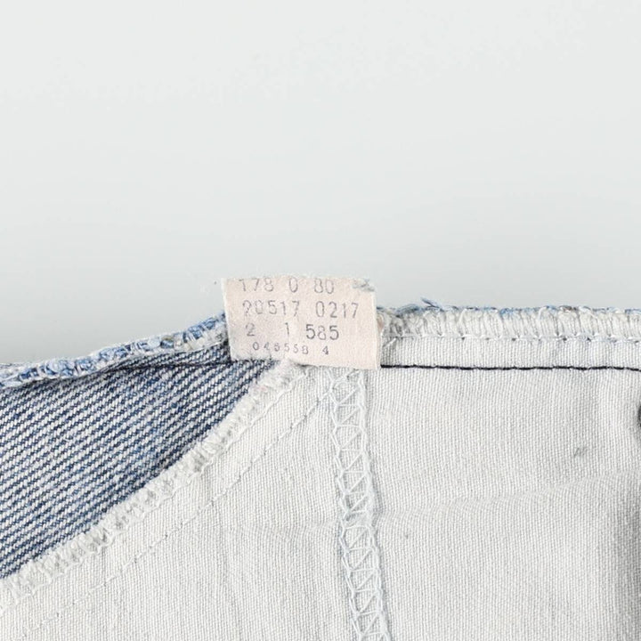 70s-80'S Levi's 20517 0217 Orange Tab Bootcut Denim Pants, Men's W35 (approx.), Vintage unclear blue type Vintage Second Hand