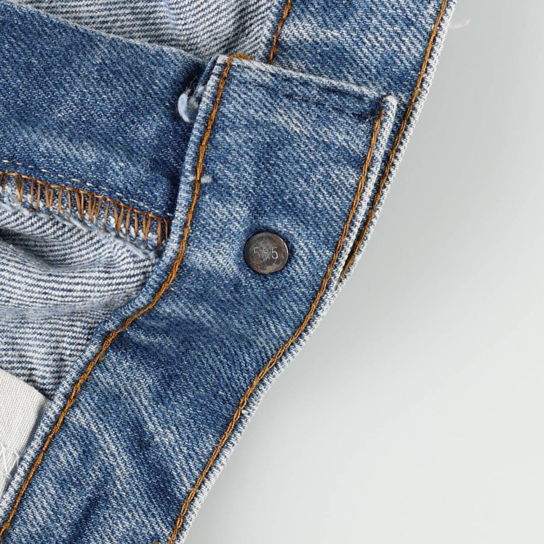 70s-80'S Levi's 20517 0217 Orange Tab Bootcut Denim Pants, Men's W35 (approx.), Vintage unclear blue type Vintage Second Hand